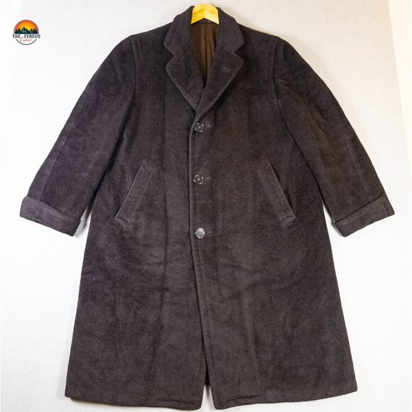 Kuppenheimer Other - Quality By Kuppenheimer Overcoat Black Wool Cashmere Blend Academia Men's Sz 48